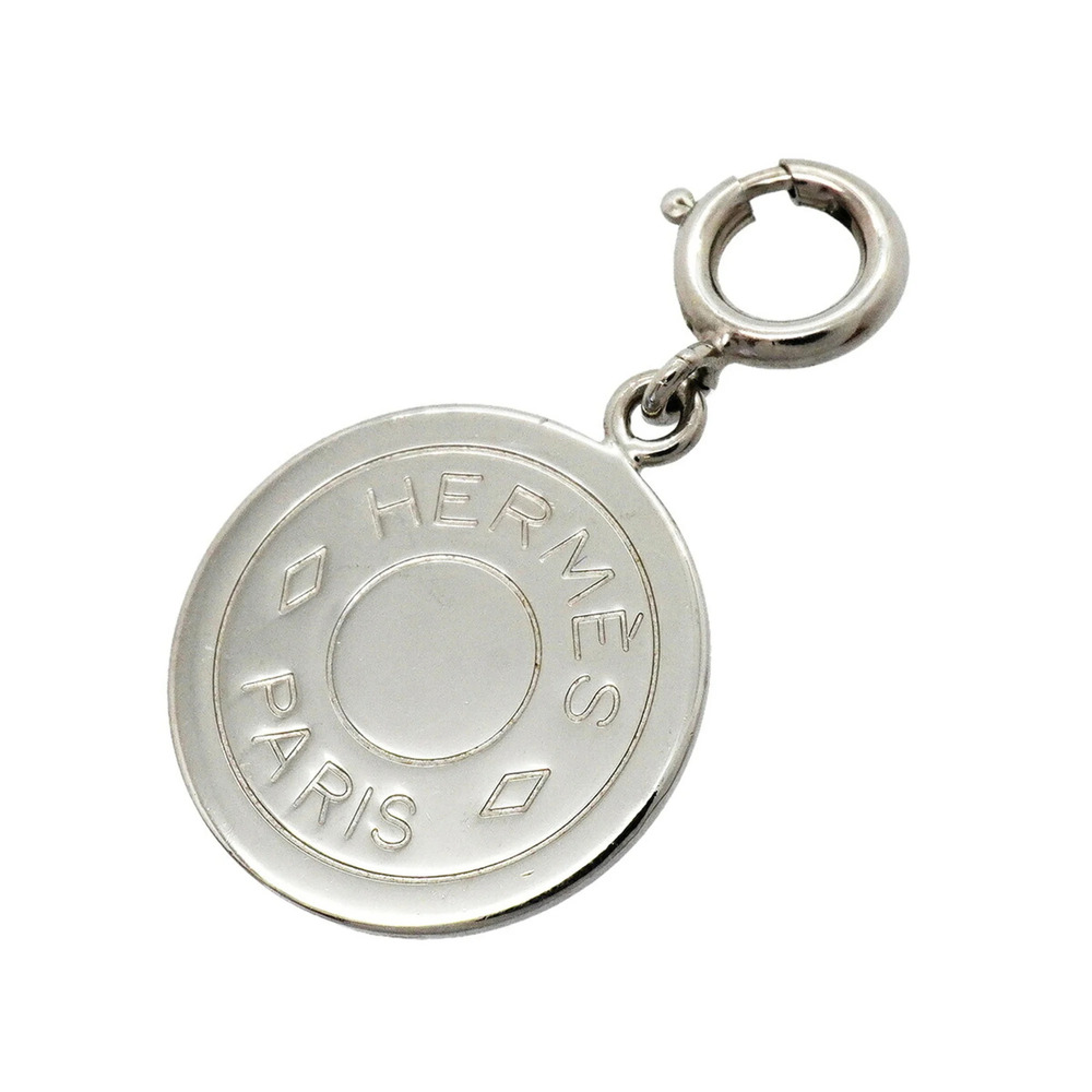 HERMES Silver Necklace